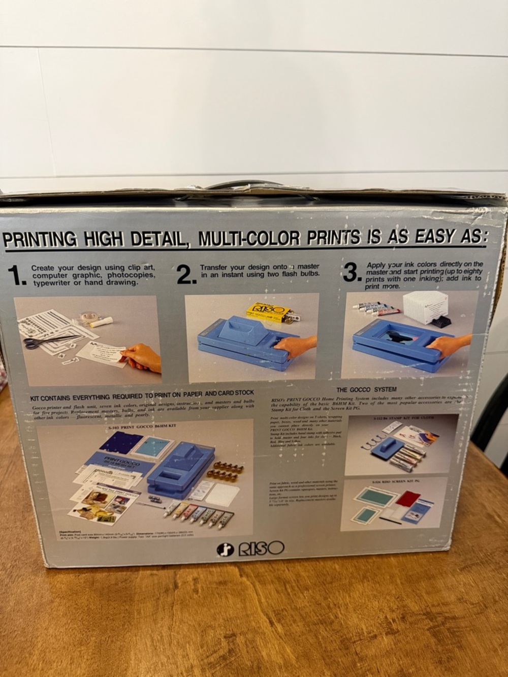 Vintage Print Gocco Home Printing Kit - Picture 2 of 10